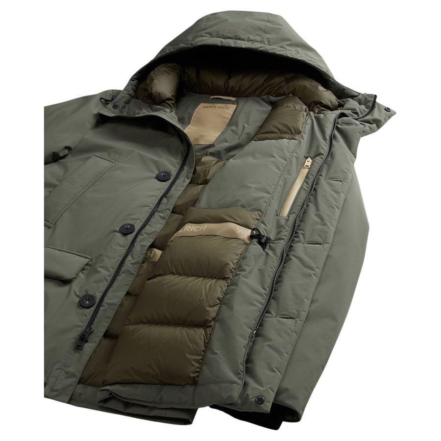 Arctic Parka Cloud con cappuccio giubbetto da uomo Woolrich | CFWOOU2092614